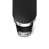 Kosz pedałowy Simplehuman Slim CW1390, 40 l, wąski, czarny, z tworzywa