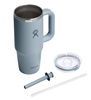 Kubek podróżny Hydro Flask Travel Tumbler 24 oz ze słomką, Shale Grey