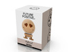 Figurka Hoptimist Smiley Love M Raw Oak z oczami w kształcie serc