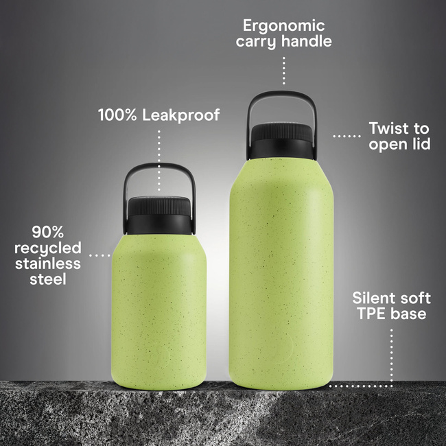 Butelka termiczna Chillys | 2000 ml | Żółta series 2 - Chillys bottles