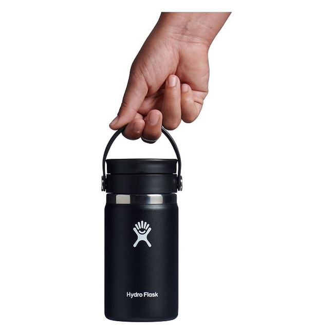 Butelka 12 oz wide mouth flex sip lid black - Hydro flask