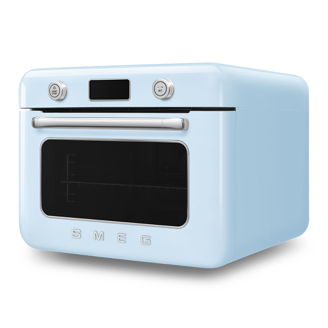 Smeg - Piekarnik nablatowy z funkcją pary COF01PBEU 50's Style - Biały