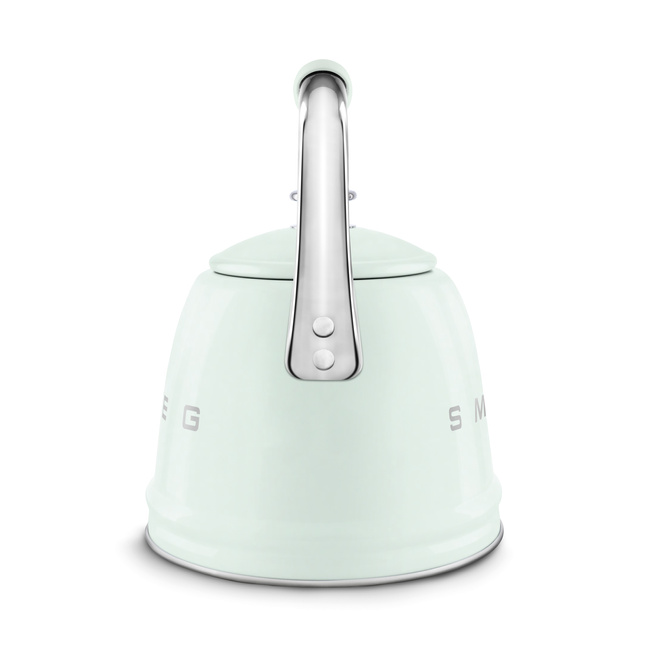 Smeg - Czajnik z gwizdkiem, pastelowa zieleń 50's style WKF01PG.