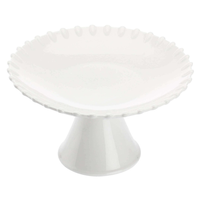 Romeo Patera do ciasta - 21 cm, biały - La Porcellana Bianca
