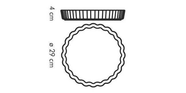 Forma na tartę Gusto ø 28 cm - Tescoma