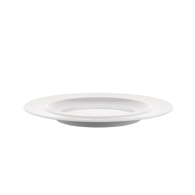 Talerz Deserowy Z Białej Porcelany 20 Cm La Bella Tavola - Alessi