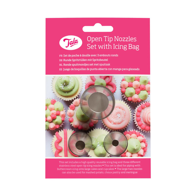 Tala Rękaw Cukierniczy Z Okrągłymi Tylkami 4 El.