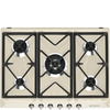 Smeg - Płyta gazowa, 70 cm, Victoria, kremowy Sr975pgh Victoria