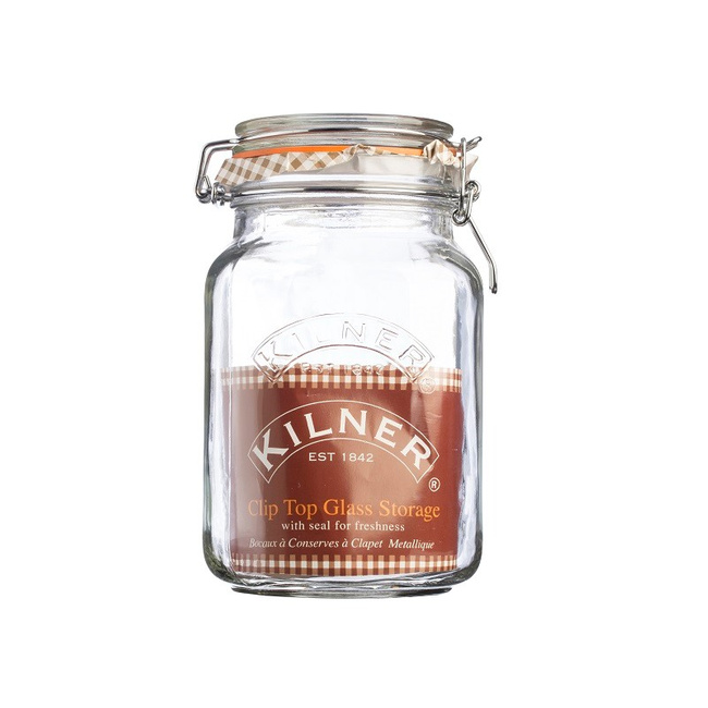 Słoik 1,5 l. Square Clip Top Jar - Kilner