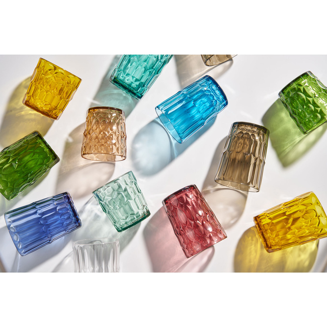 Wysoka szklanka Guzzini 400 ml Fiołkoworóżowy