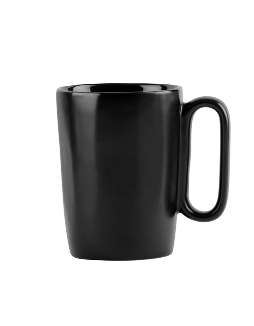 Dwa kubki ceramiczne z uszkiem 250 ml Fuori czarne 30022 - Vialli Design