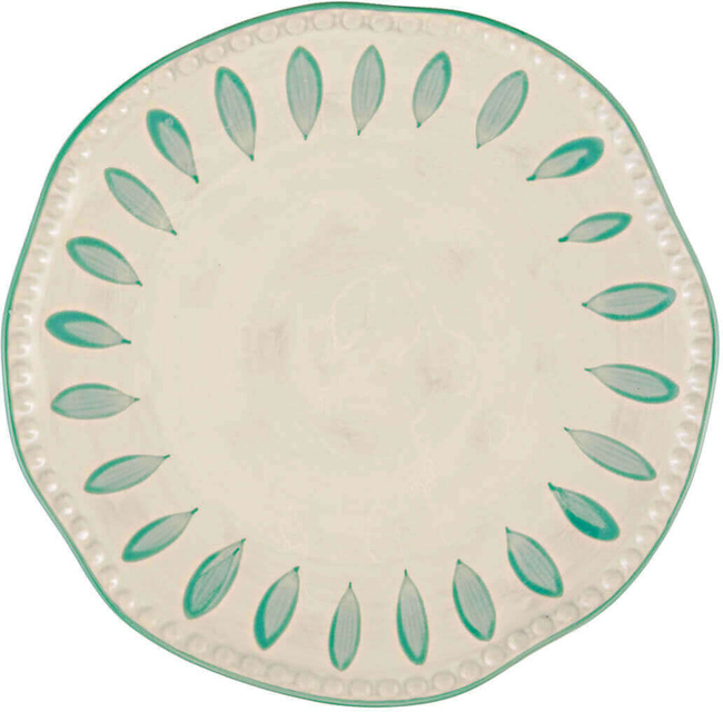 Domitilla Verde Acqua Talerz Obiadowy - 27 Cm - Rose&Tulipani