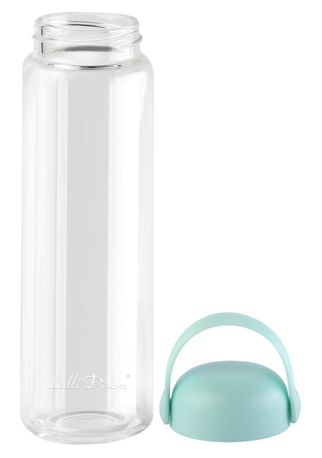 Szklana butelka na wodę Fuori 540 ml Miętowa 30251 - Vialli Design