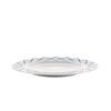 Talerz Deserowy Z Dekorowanej Białej Porcelany 20 cm La Bella Tavola - Alessi