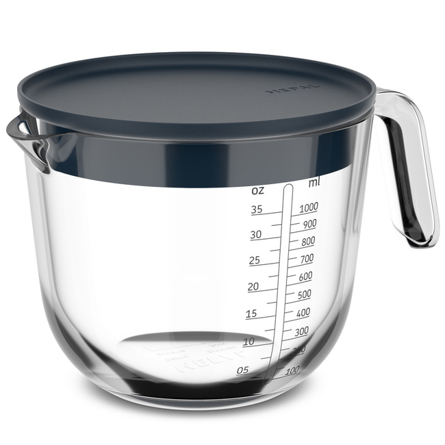 Dzbanek z miarką i pokrywką Chef it 1000 ml Navy 102311018100