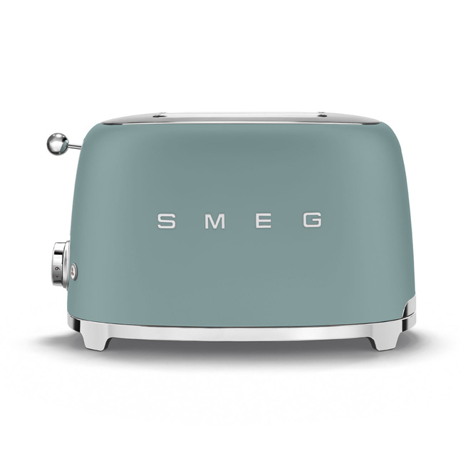 Smeg - Tostery na 2 kromki 50's style Tsf01Egmeu Szmaragdowy (mat)