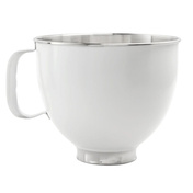 Dzieża ze stali nierdzewnej KitchenAid 4,8 l biała 5KSM5SSBWH do mikserów Artisan 5 i Classic