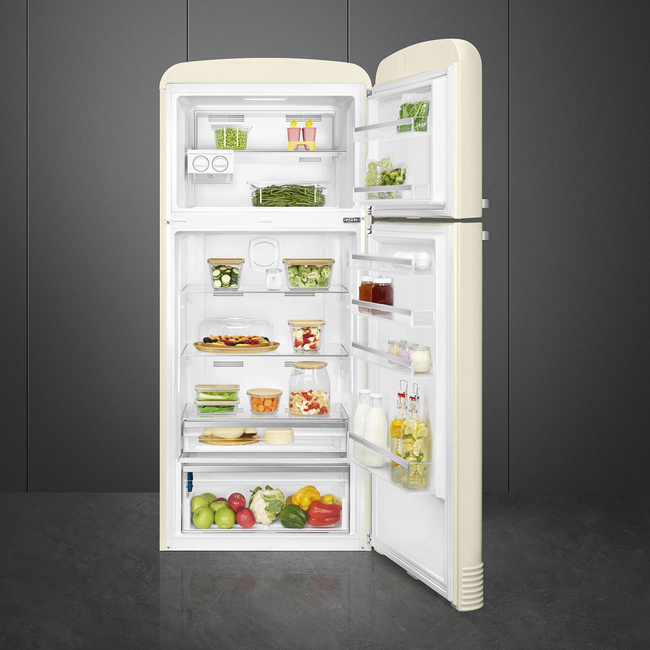 Smeg - Chłodziarko-zamrażarka FAB50RCR5 50'S STYLE - Cream