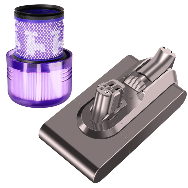 Extralink | Filtr + zamiennik baterii , akumulator do odkurzacza Dyson V12 | 25.2V 2500mAh