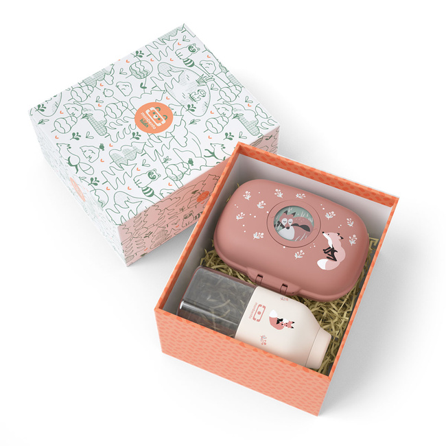 Monbento Lunchbox i Butelka dla Dzieci Gram Cinnamon Fox