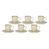 Zestaw 6 Filiżanek Do Espresso 90 Ml - Rose&Tulipani