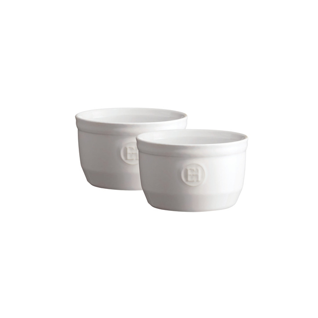miseczki do zapiekania ramekin 2 szt. N°10 biały Emile Henry