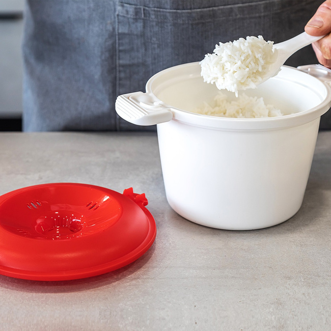 Naczynie do gotowania ryżu i kaszy w mikrofalówce - Kitchencraft