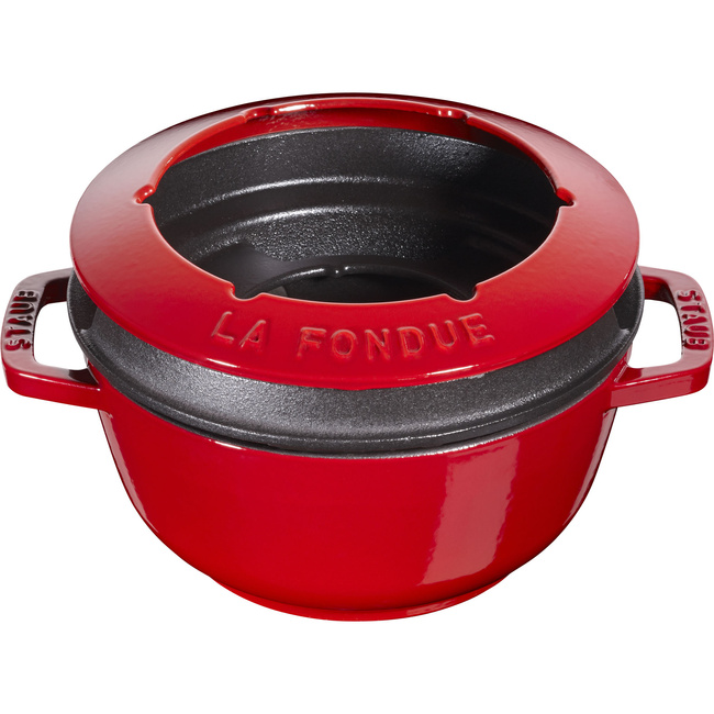 Zestaw do Fondue 18 cm, Czerwony - Staub