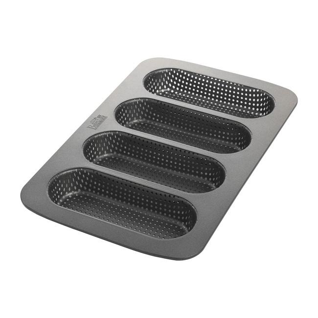 Forma do mini bagietek Birkmann Laib & Seele 35 × 22 cm, perforowana, na 4 sztuki