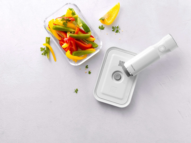 Zwilling Fresh & Save Szklany Pojemnik Prostokątny 0.35 Ltr, Szary