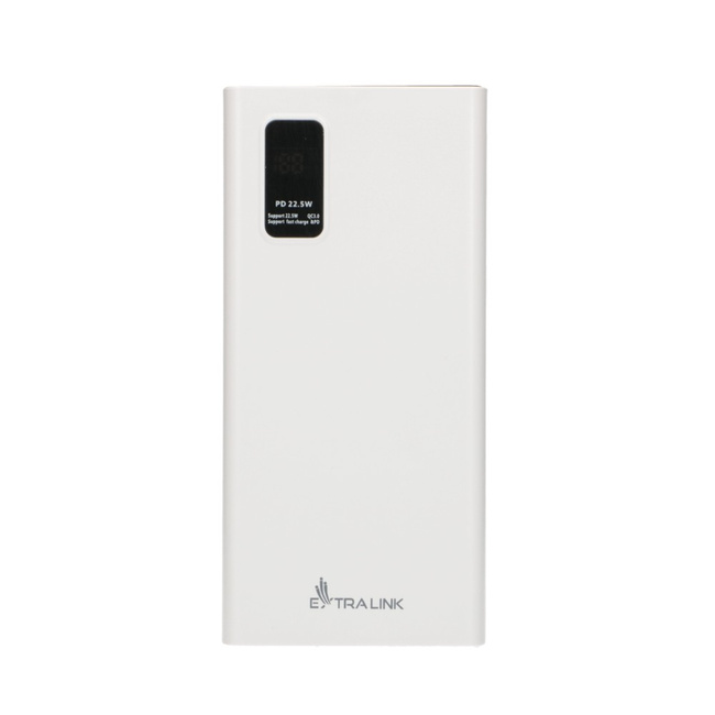 Extralink Epb-067w 10000mah Biały | Powerbank | Power bank, Fast Charging, Usb-c