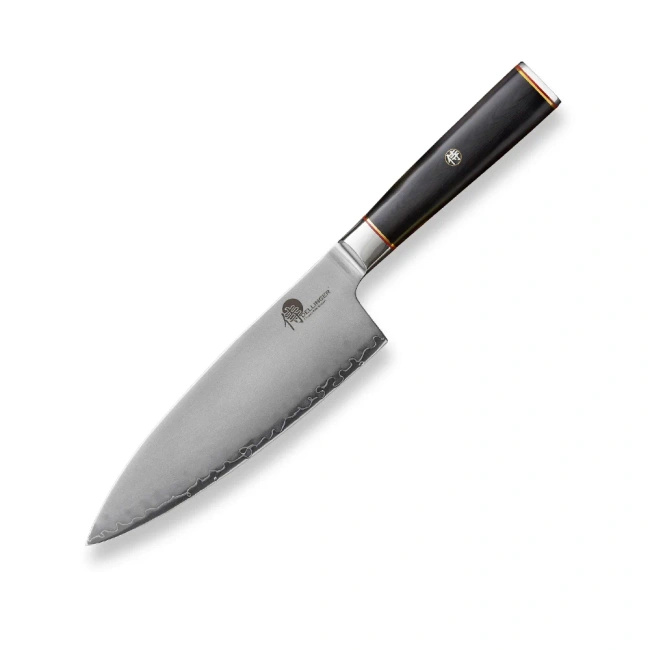 Nóż szefa kuchni Dellinger Okami Lady Chef 16,5 cm, stal AUS-10 San Mai