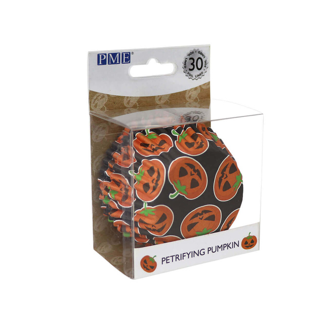 Pme Papilotki do pieczenia babeczek Halloweenowa dynia (30 sztuk)