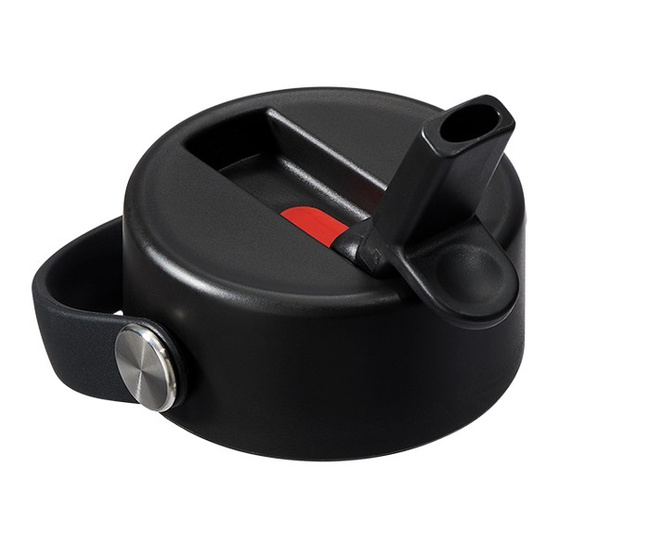 Zakrętka ze słomką Hydro Flask Wide Mouth Flex Straw Cap, czarna
