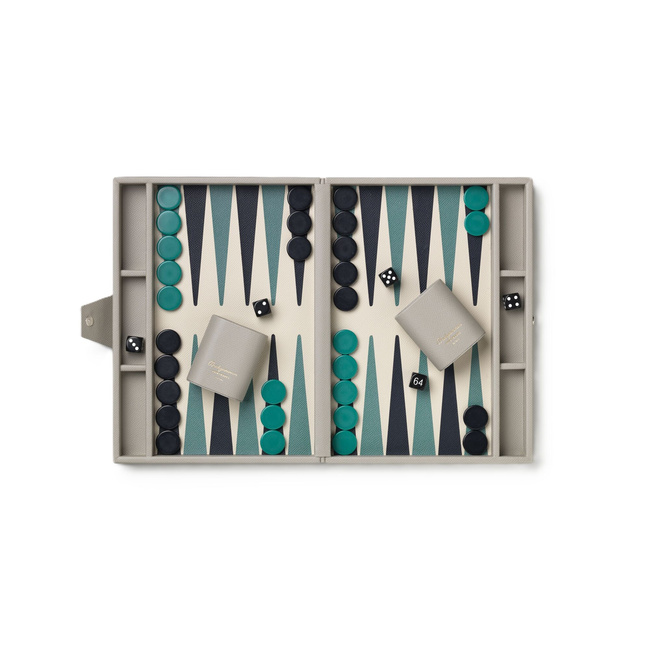 Reverra - Backgammon - Szaro/Zielony - Printworks
