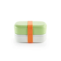 Lunchbox TO GO limonkowy / Lekue 