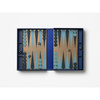 Backgammon Printworks Art of Backgammon Mirror, granatowo-miedziany