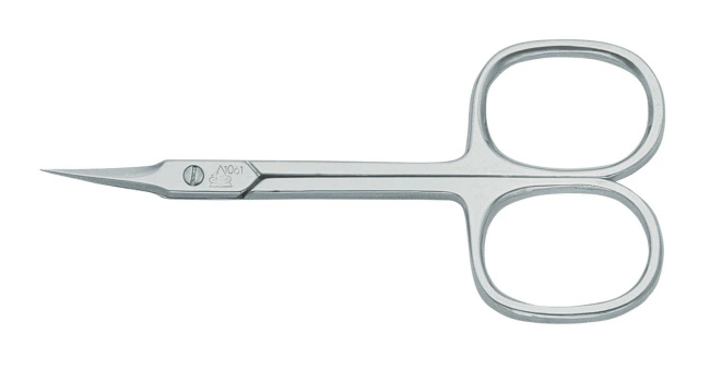 Nożyczki do skórek stal niklowana wąskie 9 cm - Erbe Solingen