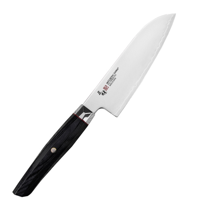 Nóż Santoku Mcusta Zanmai Revolution ZRB-1215G, stal proszkowa SPG2, 15 cm