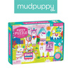 Mudpuppy Puzzle sensoryczne z miękkimi aplikacjami Lamy 42 elementy 3+