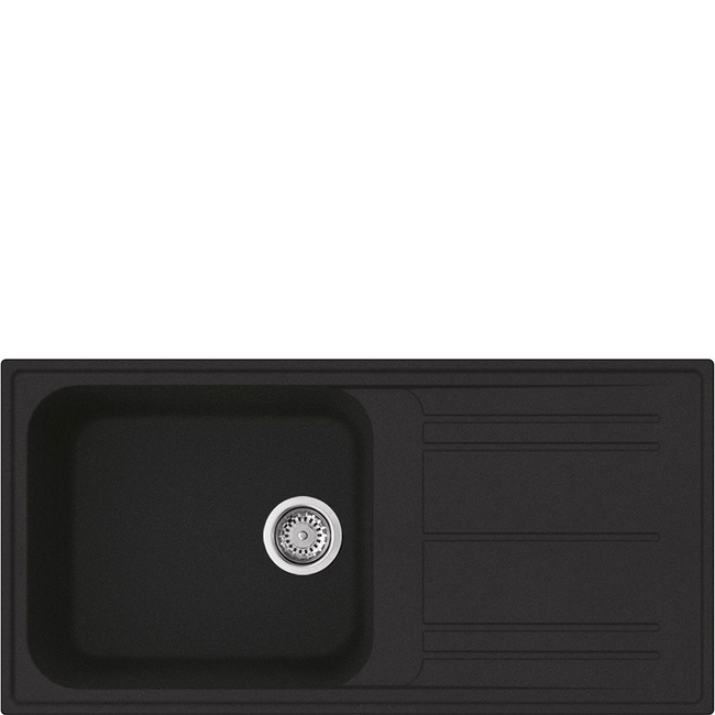 Smeg - Zlewozmywak Kompozytowy Rigae Lz150A2 Antracyt