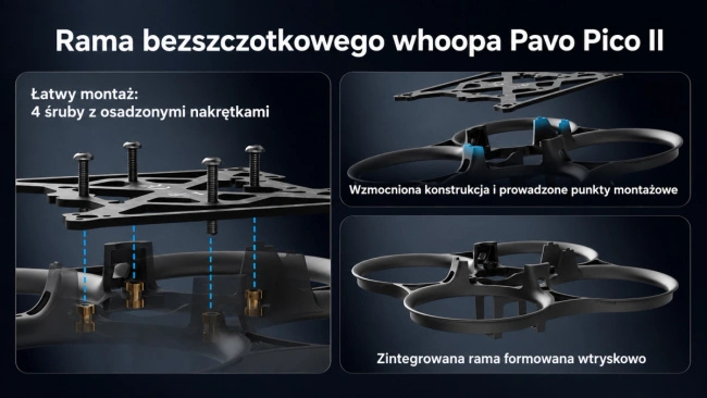 Dron FPV BetaFPV Pavo Pico II PNP SBUS, rama 80 mm pod DJI O4
