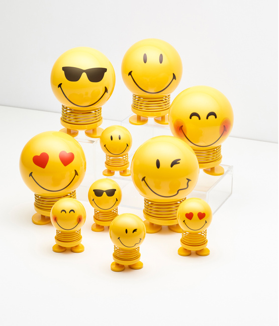 Figurka Hoptimist Smiley Love S żółta dekoracja prezent na walentynki