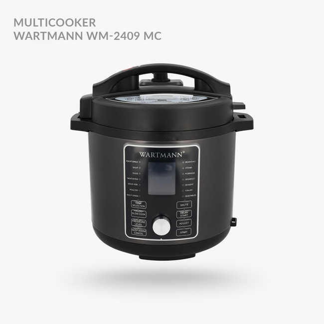 Multicooker Wartmann WM-2409 MC z funkcją ciśnieniową, garnek 6 l, 16 programów, sous vide