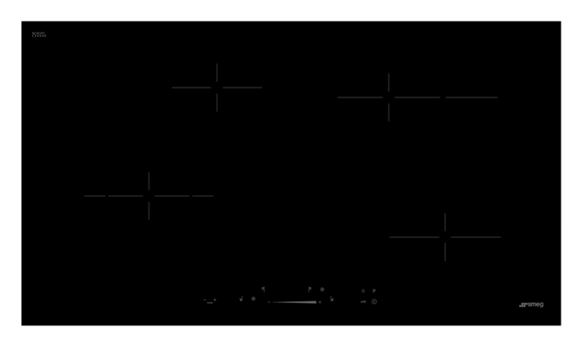 Smeg - Płyta Kuchenna Universal Se494Emtd Czarny
