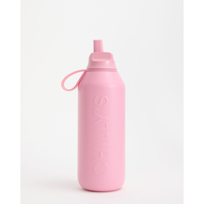 Butelka termiczna Chilly's Series 3 Flip ze słomką, 500 ml, Lotus