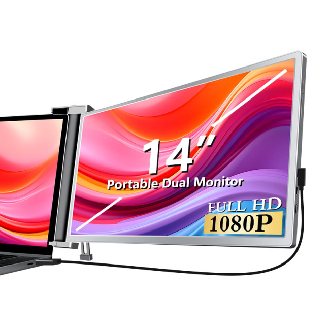 Extralink Smart Life S14 14" | Przenośne Monitory Do Laptopa | 2 Monitory, Ips, 1920x1200