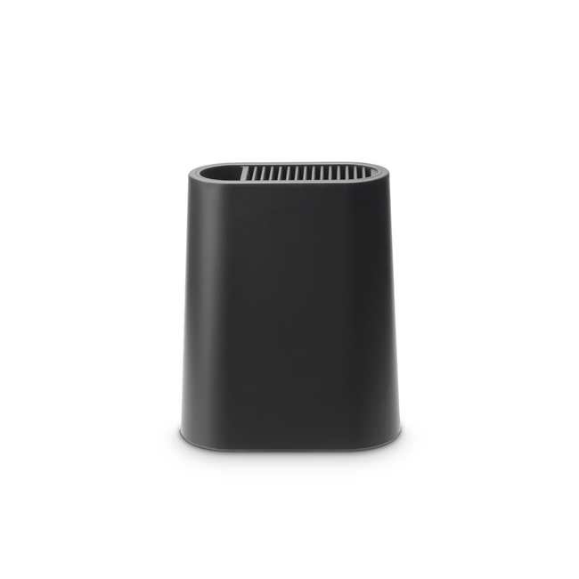 Blok na noże z uchwytem na przybory szary - Brabantia