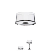 Kieliszki do szampana Trebonn SplitGlass, szerokie, czarne, 250 ml, 2 szt., bez nóżki