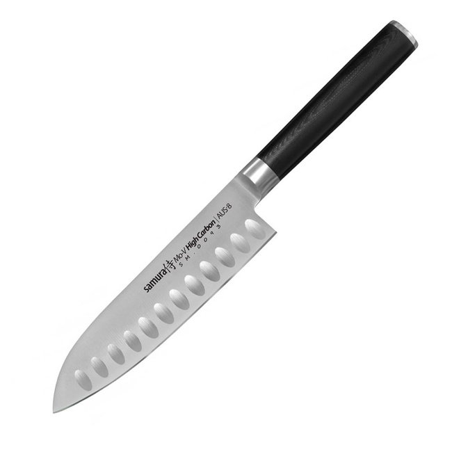 Samura Mo-V Santoku Nóż Kuchenny Mały 138mm - Ostrze Z Mołubdenowo-Wanadowej Stali